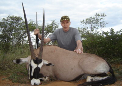 Oryx jakt Namibia